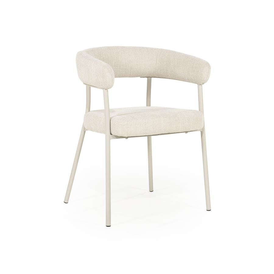 Stoel Yovi 55x57x77 – beige | By Boo