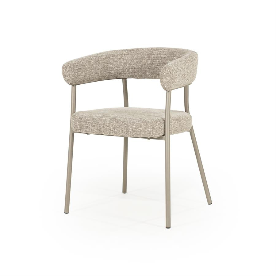 Stoel Yovi 55x57x77 – taupe | By Boo