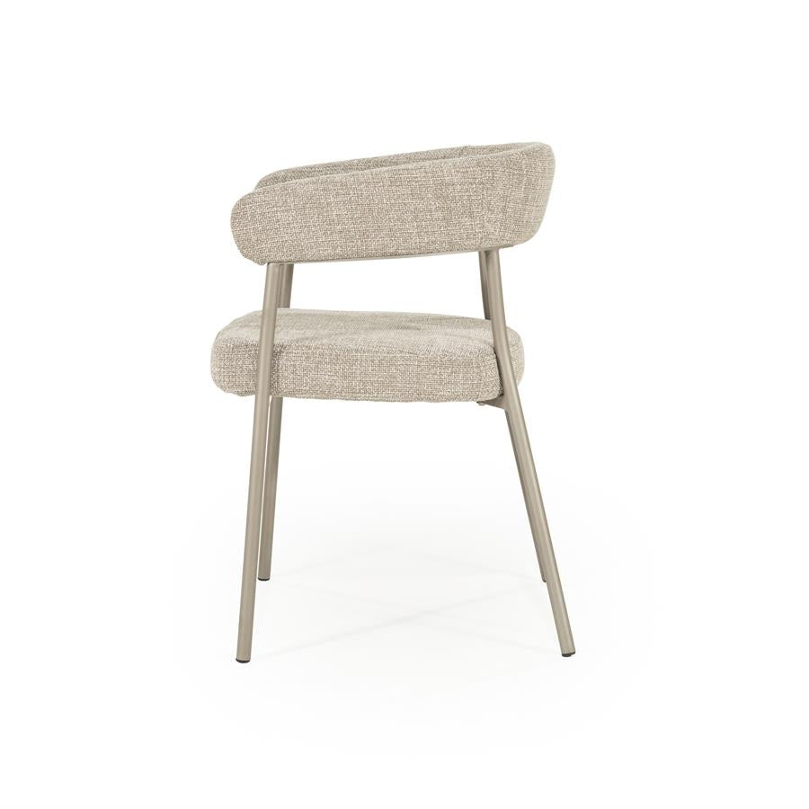 Stoel Yovi 55x57x77 – taupe | By Boo