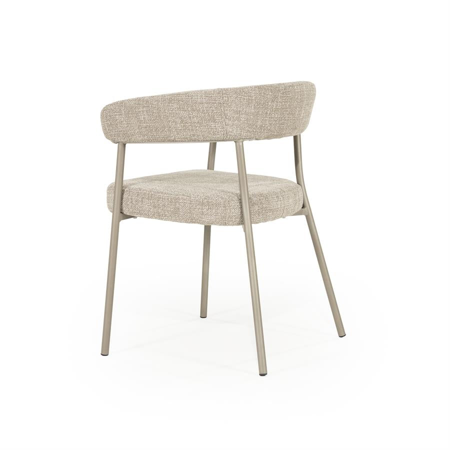 Stoel Yovi 55x57x77 – taupe | By Boo