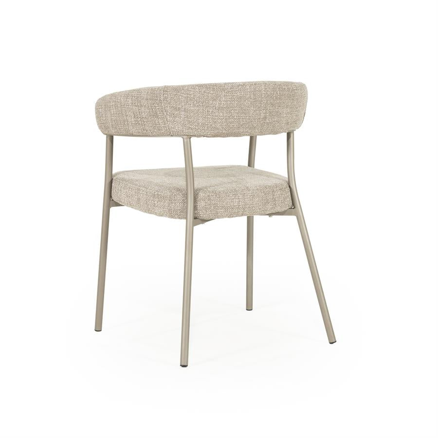 Stoel Yovi 55x57x77 – taupe | By Boo