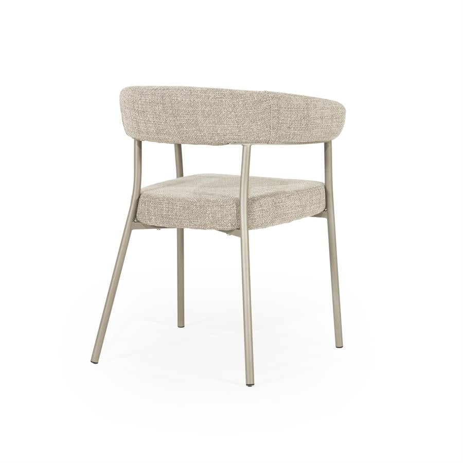 Stoel Yovi 55x57x77 – taupe | By Boo
