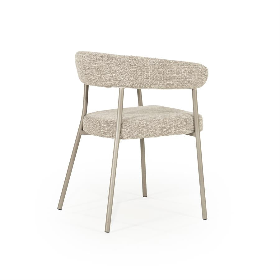 Stoel Yovi 55x57x77 – taupe | By Boo