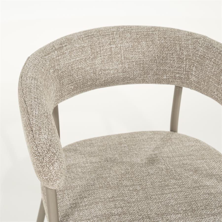 Stoel Yovi 55x57x77 – taupe | By Boo