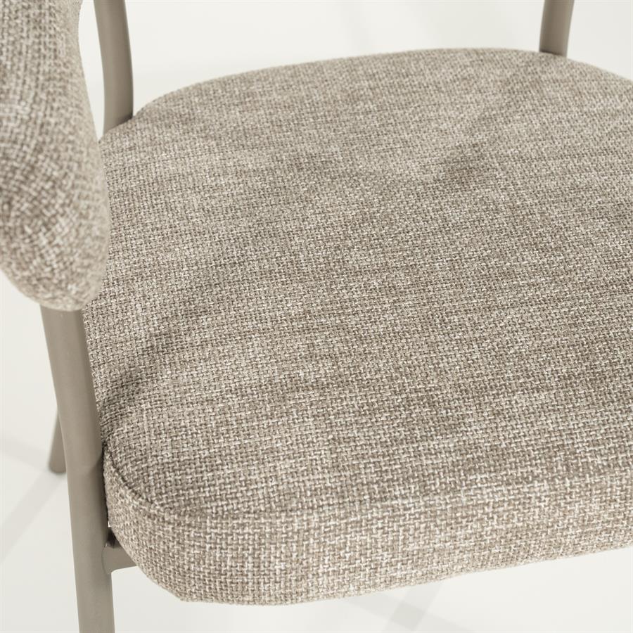 Stoel Yovi 55x57x77 – taupe | By Boo