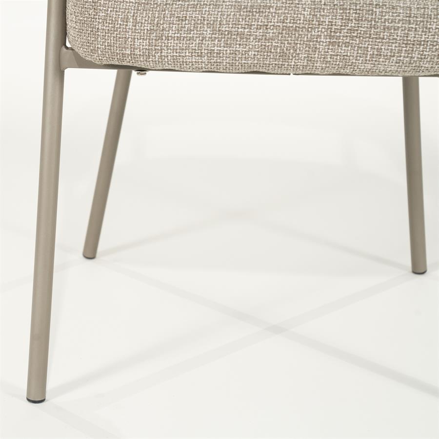 Stoel Yovi 55x57x77 – taupe | By Boo