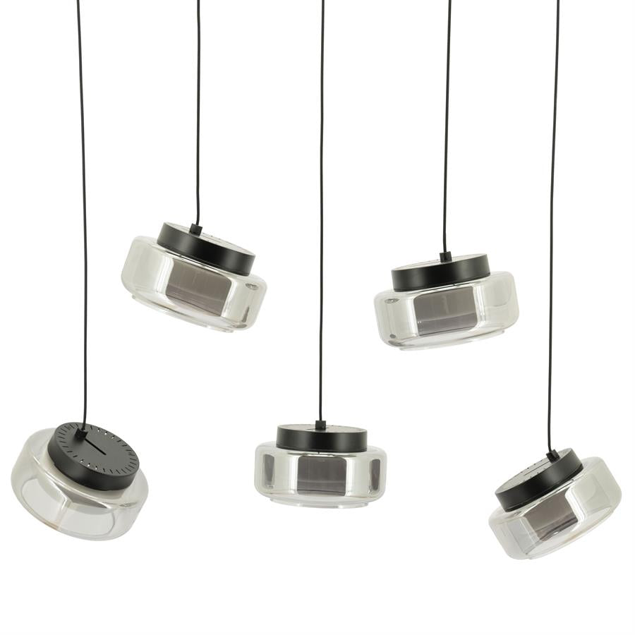 Lamp Pivot cluster rectangular 98x40x165 – grijs | By Boo