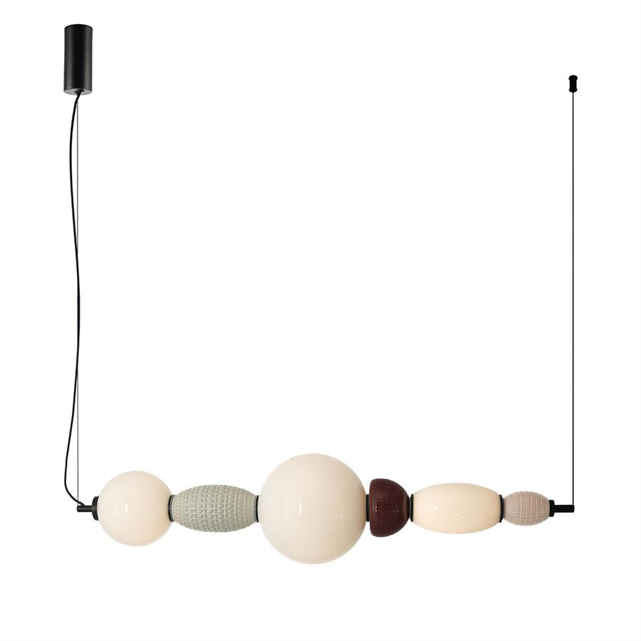 Lamp Pendant lamp Garca horizontal 89x20x144 – veelkleurig | By Boo