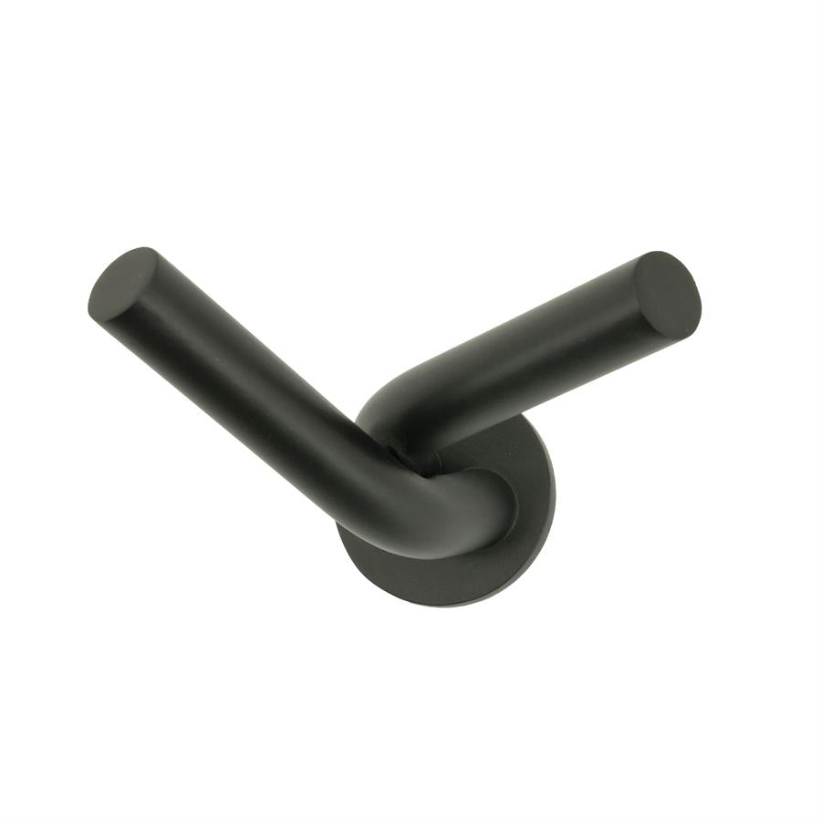 Wanddecoratie Single hook Matto 16,5x8x16 – zwart | By Boo