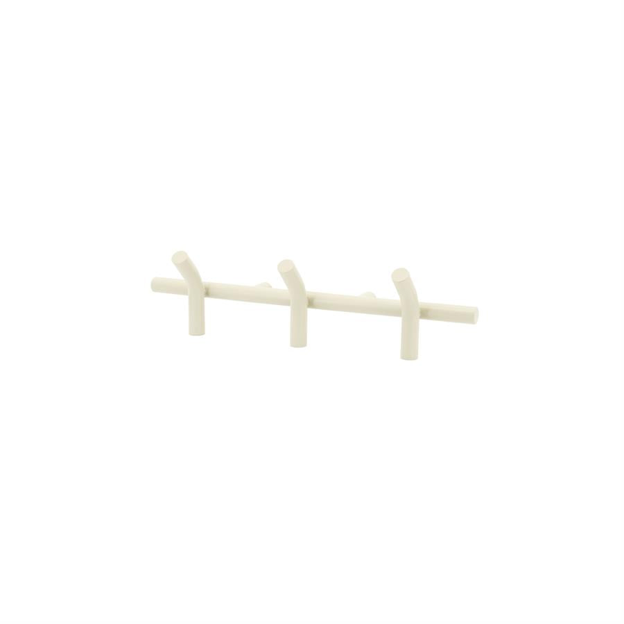 Wanddecoratie Wall coat rack Matto 3 53x14x11,5 – beige | By Boo