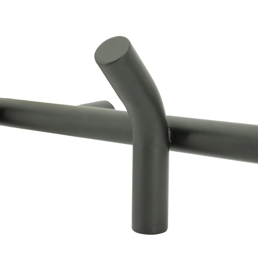 Wanddecoratie Wall coat rack Matto 3 53x14x11,5 – zwart | By Boo