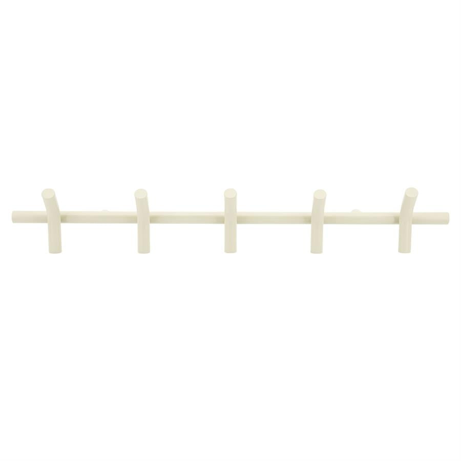 Wanddecoratie Wall coat rack Matto 5 88x14x11,5 – beige | By Boo