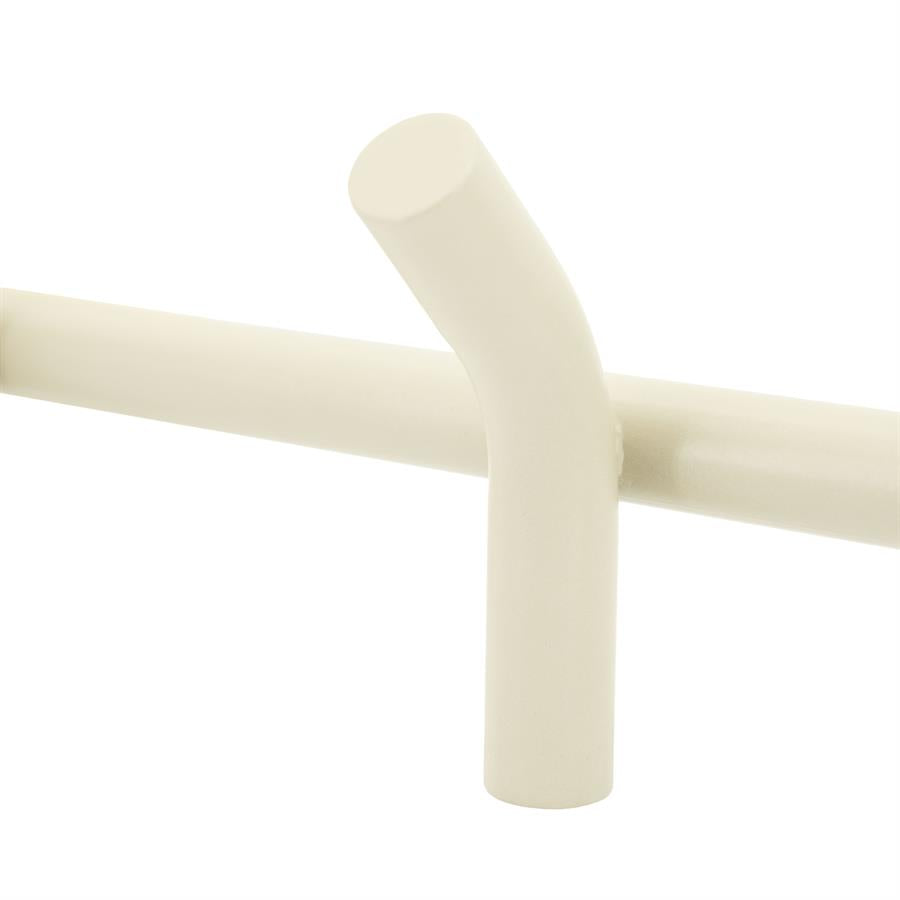 Wanddecoratie Wall coat rack Matto 5 88x14x11,5 – beige | By Boo