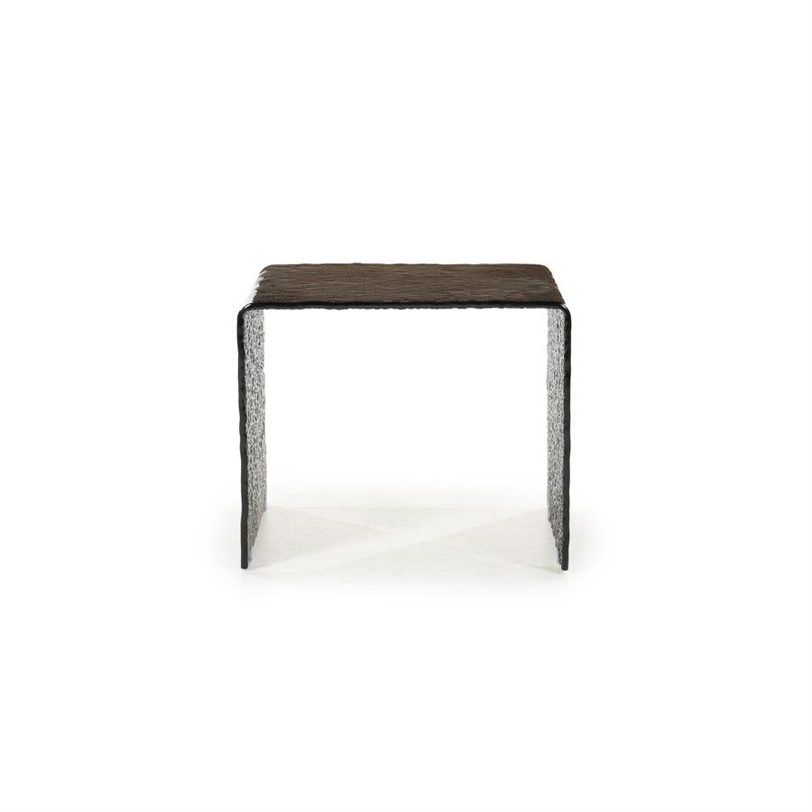 Tables Side table Ripple 50x45x42 – bruin | By Boo