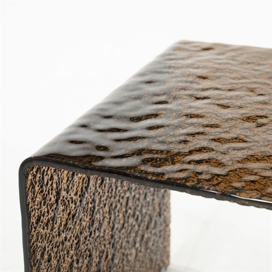 Tables Side table Ripple 50x45x42 – bruin | By Boo