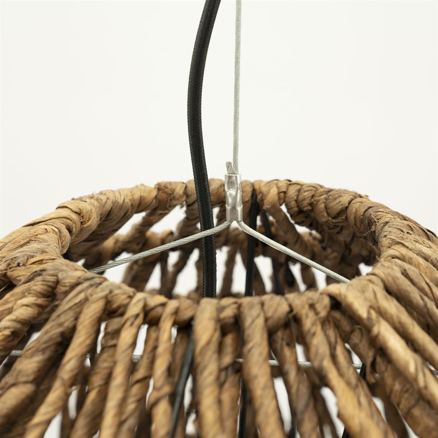 Lamp Pendant lamp Benti 45x45x47 – natuurlijk | By Boo