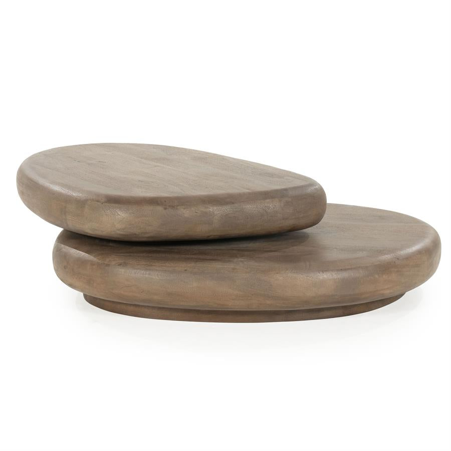 Tables Kabo 100x80x27 – bruin | By Boo