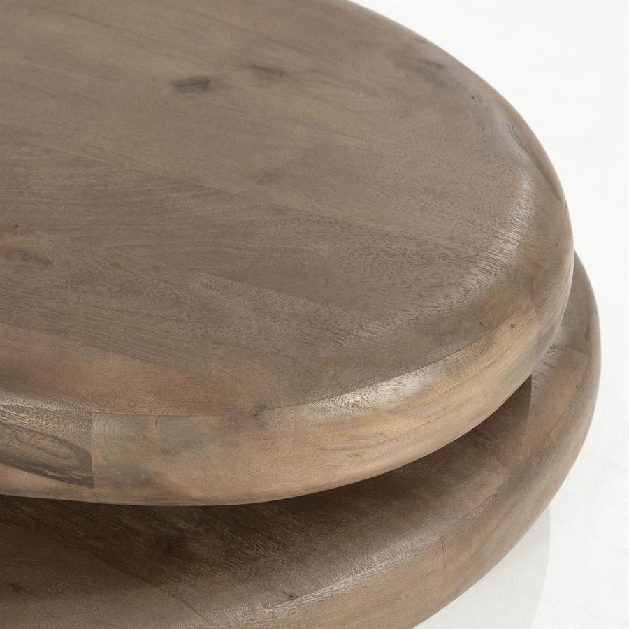 Tables Kabo 100x80x27 – bruin | By Boo