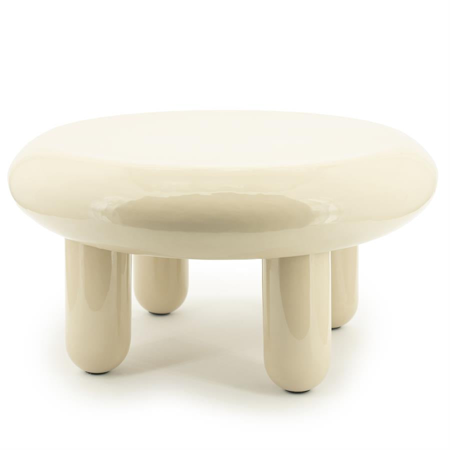 Tables Coffee table Balloon 70x70x35 – beige | By Boo