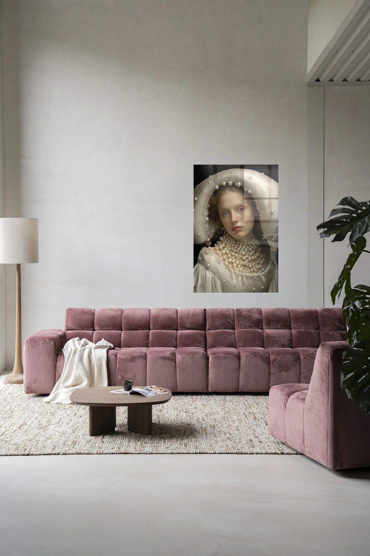 Pearl Princess – Glasschilderij