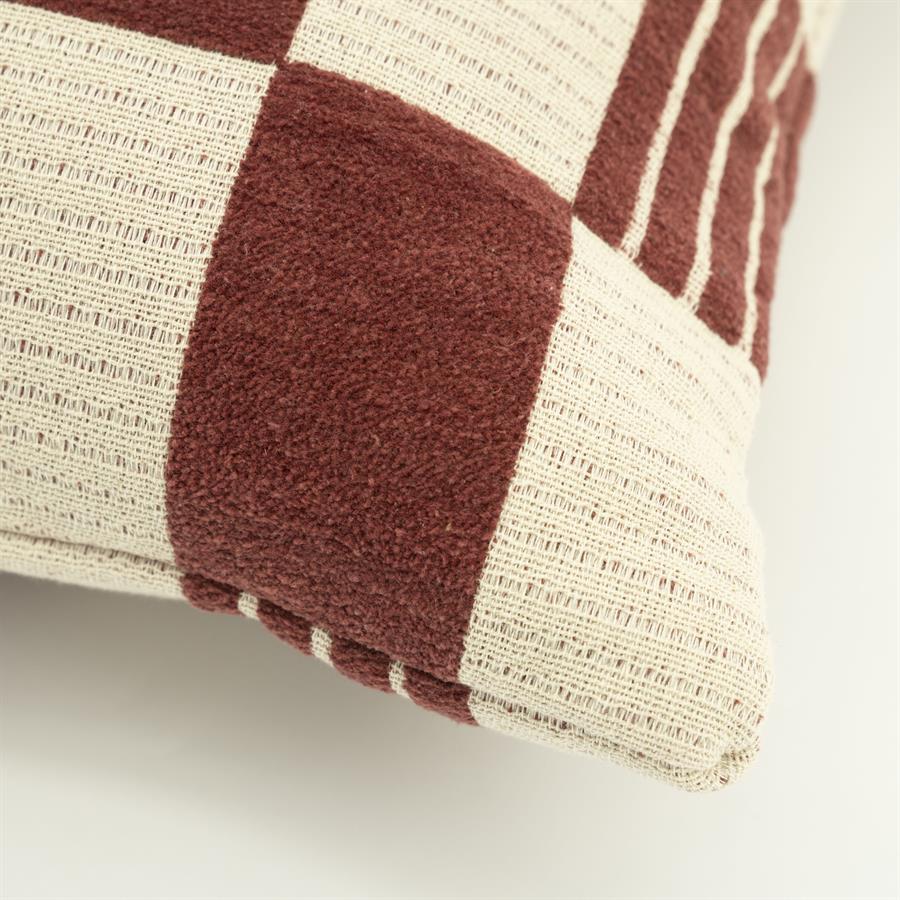 Sierkussen Pillow Twist 45x45 – rood | By Boo