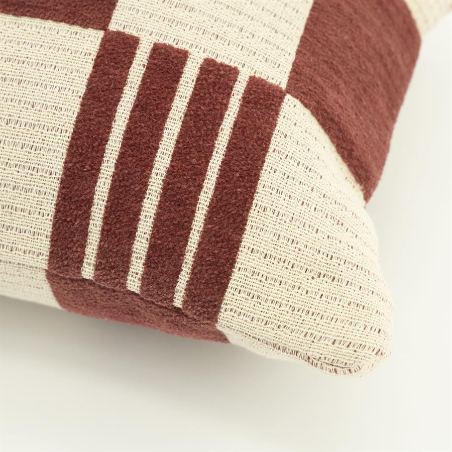 Sierkussen Pillow Twist 35x55 – rood | By Boo