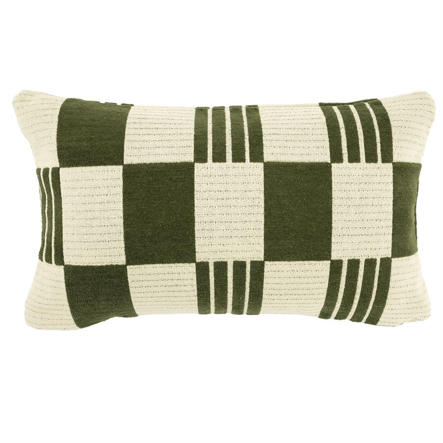 Sierkussen Pillow Twist 35x55 – groen | By Boo