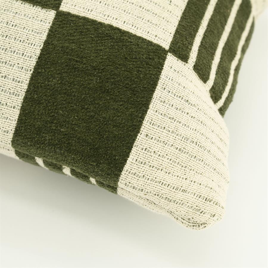 Sierkussen Pillow Twist 35x55 – groen | By Boo