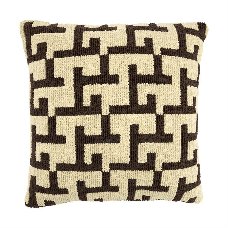 Sierkussen Ziggy 50x50 – bruin | By Boo