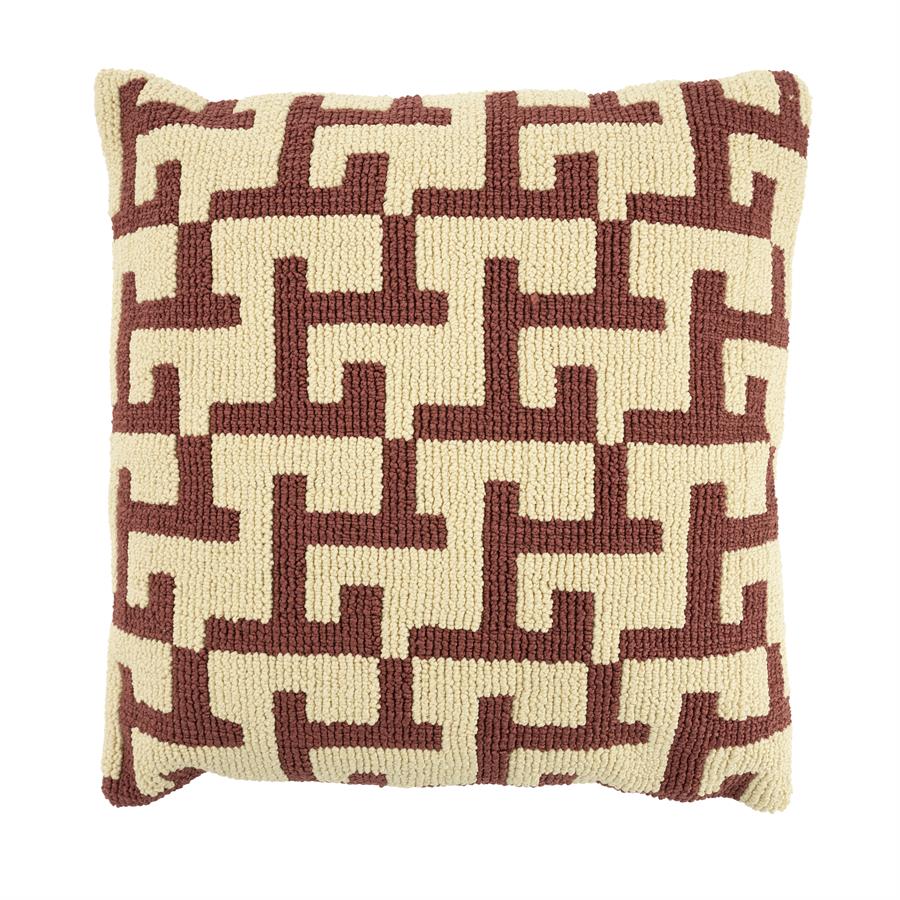 Sierkussen Ziggy 50x50 – rood | By Boo