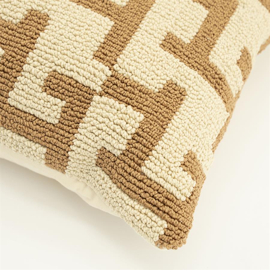 Sierkussen Ziggy 50x50 – geel | By Boo