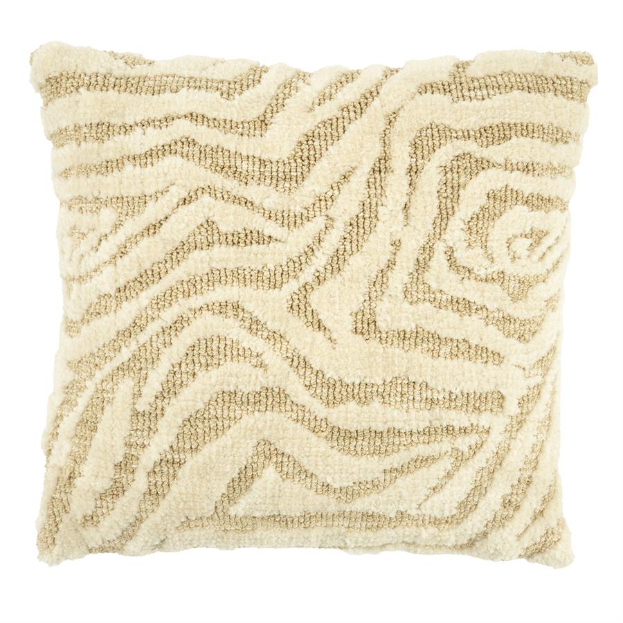 Sierkussen Sebra 50x50 – beige | By Boo