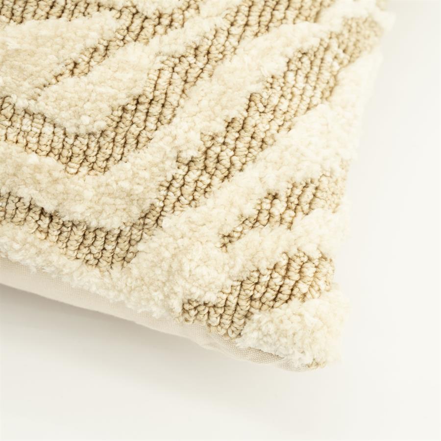 Sierkussen Sebra 50x50 – beige | By Boo