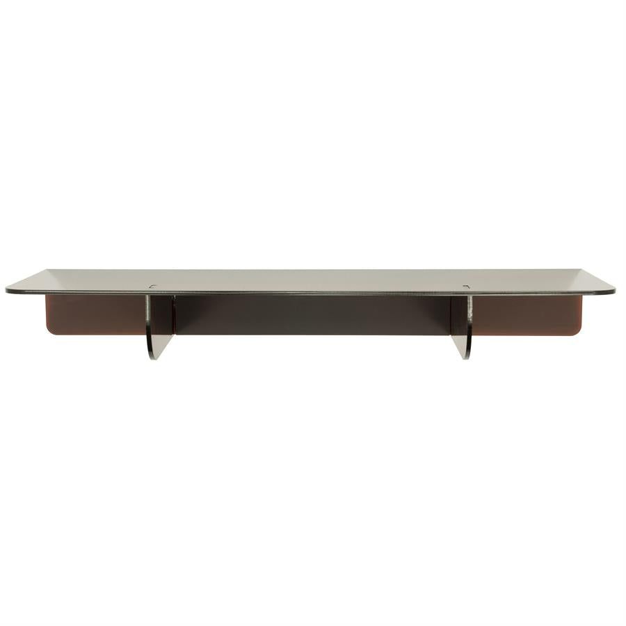 Wanddecoratie Plexo 60x20x7,6 – bruin | By Boo