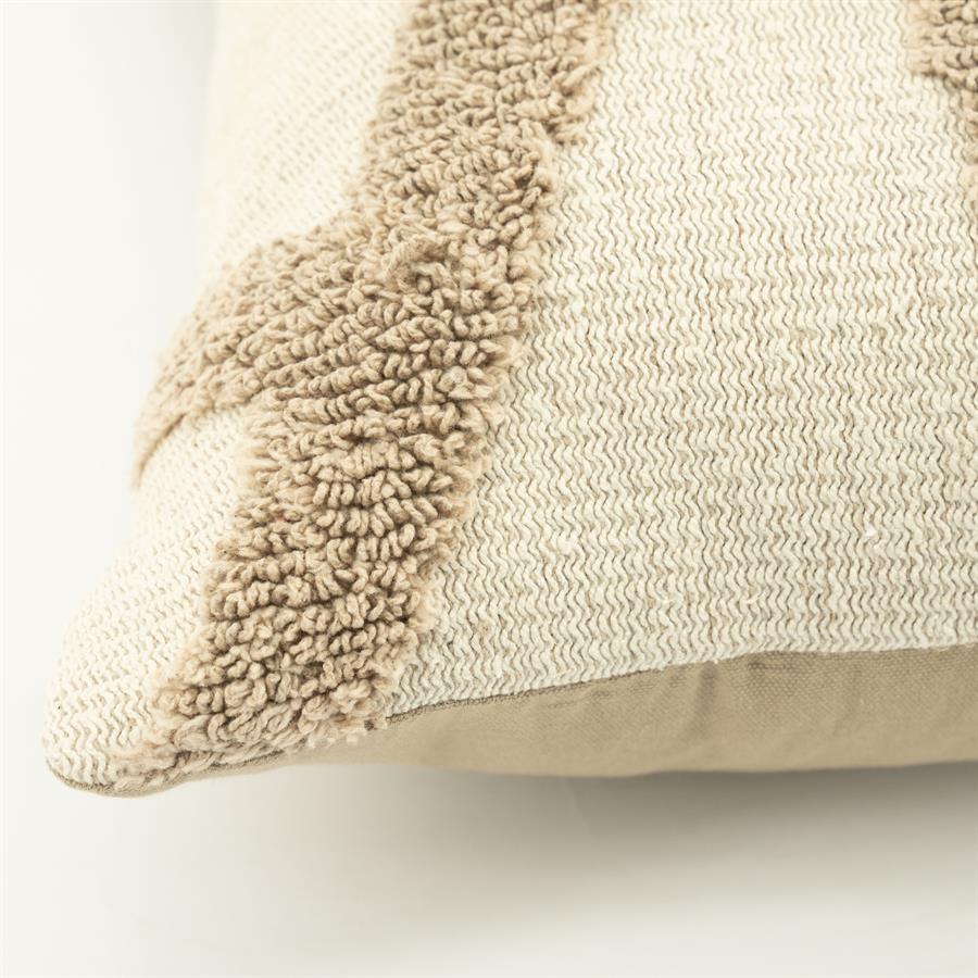 Sierkussen Pillow Majani 45x45 – taupe | By Boo