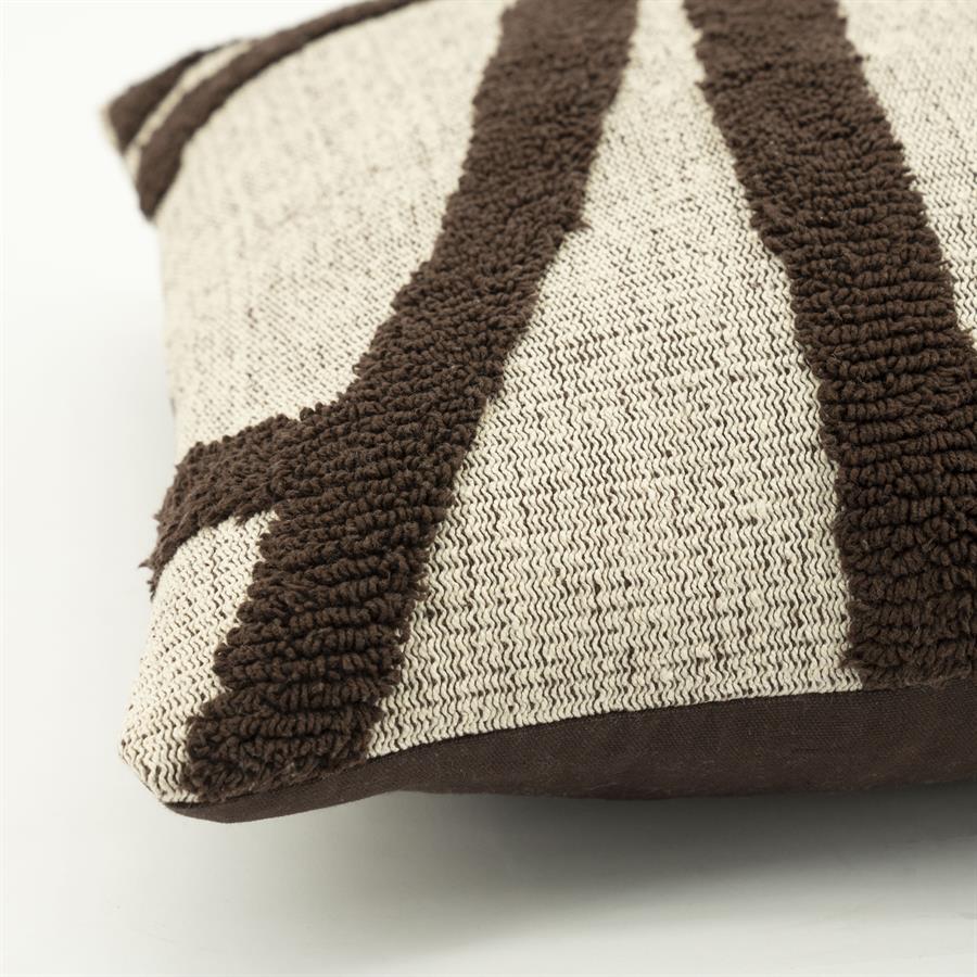 Sierkussen Pillow Majani 45x45 – bruin | By Boo
