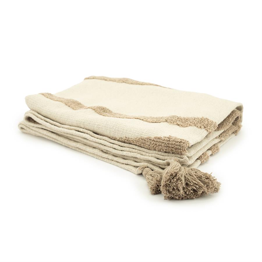 Plaids Plaid Majani 170x130 – taupe | By Boo