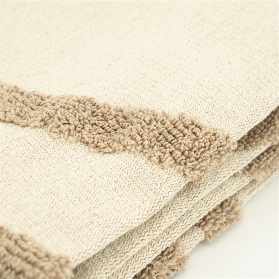 Plaids Plaid Majani 170x130 – taupe | By Boo