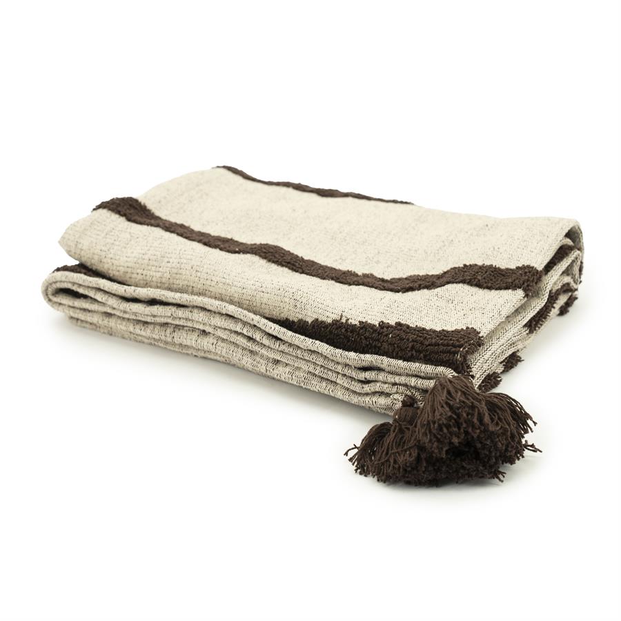 Plaids Plaid Majani 170x130 – bruin | By Boo