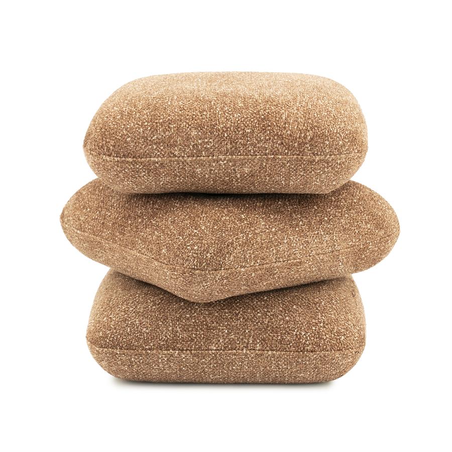 Poufs and stools Pillowscape 44,5x44,5x44,5 – bruin | By Boo