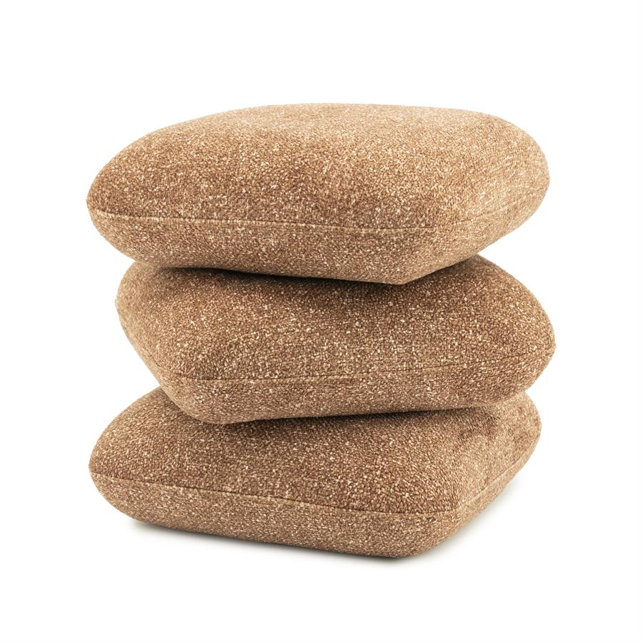 Poufs and stools Pillowscape 44,5x44,5x44,5 – bruin | By Boo