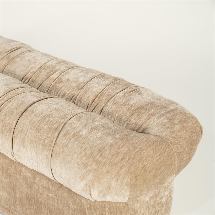 Poufs and stools Bench Nook 160x45,5x47 – beige | By Boo