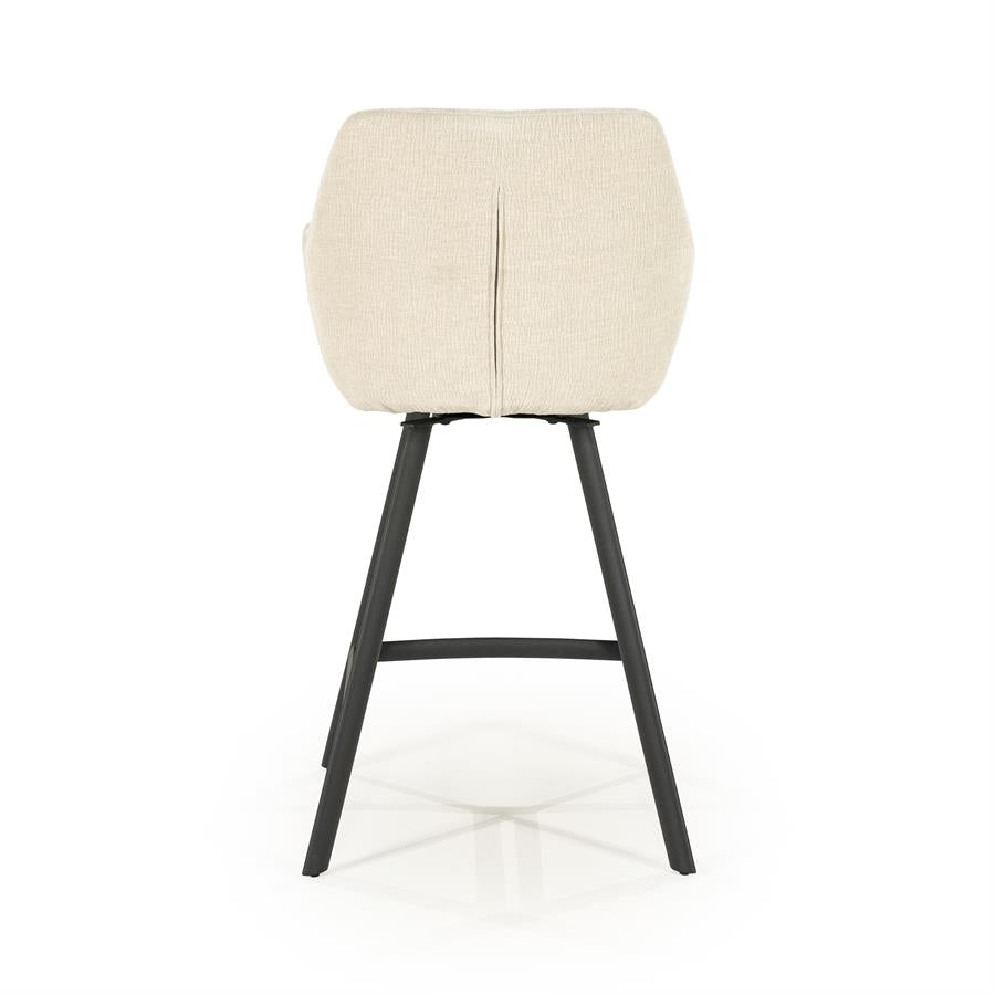 Barchairs Barstool Bliss with armrest 52x56,5x96,5 – beige | By Boo