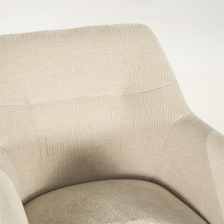 Barchairs Barstool Bliss with armrest 52x56,5x96,5 – beige | By Boo