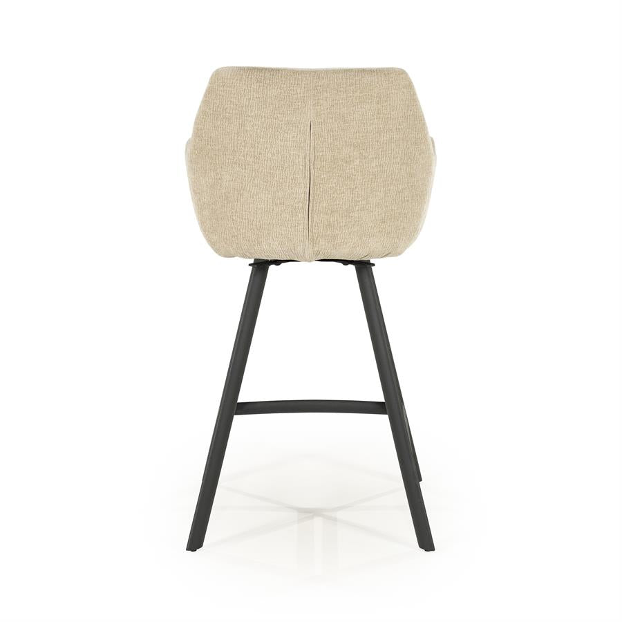 Barchairs Barstool Bliss with armrest 52x56,5x96,5 – taupe | By Boo