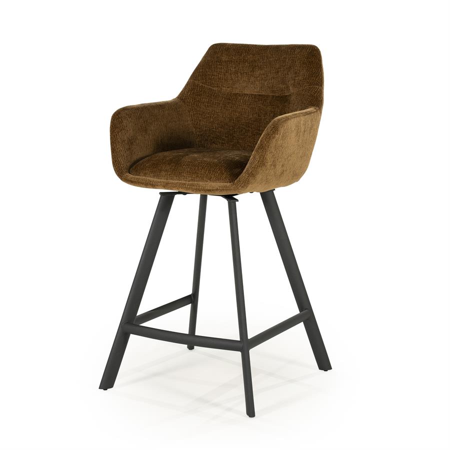 Barchairs Barstool Bliss with armrest 52x56,5x96,5 – geel | By Boo