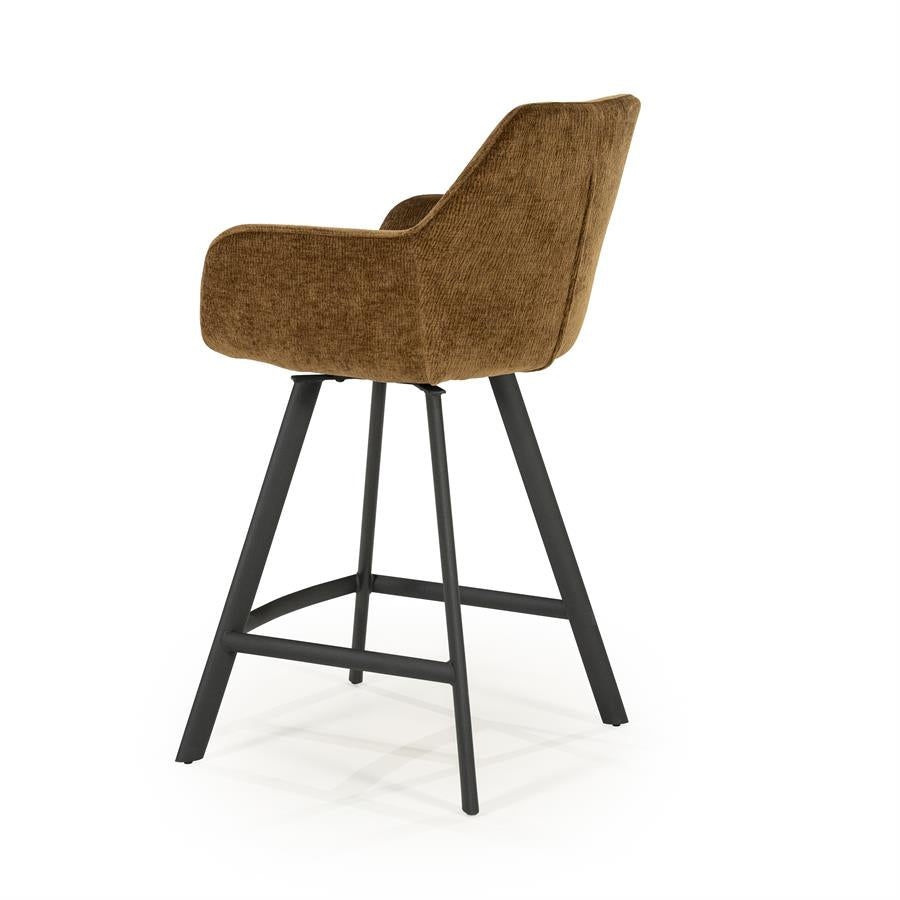 Barchairs Barstool Bliss with armrest 52x56,5x96,5 – geel | By Boo