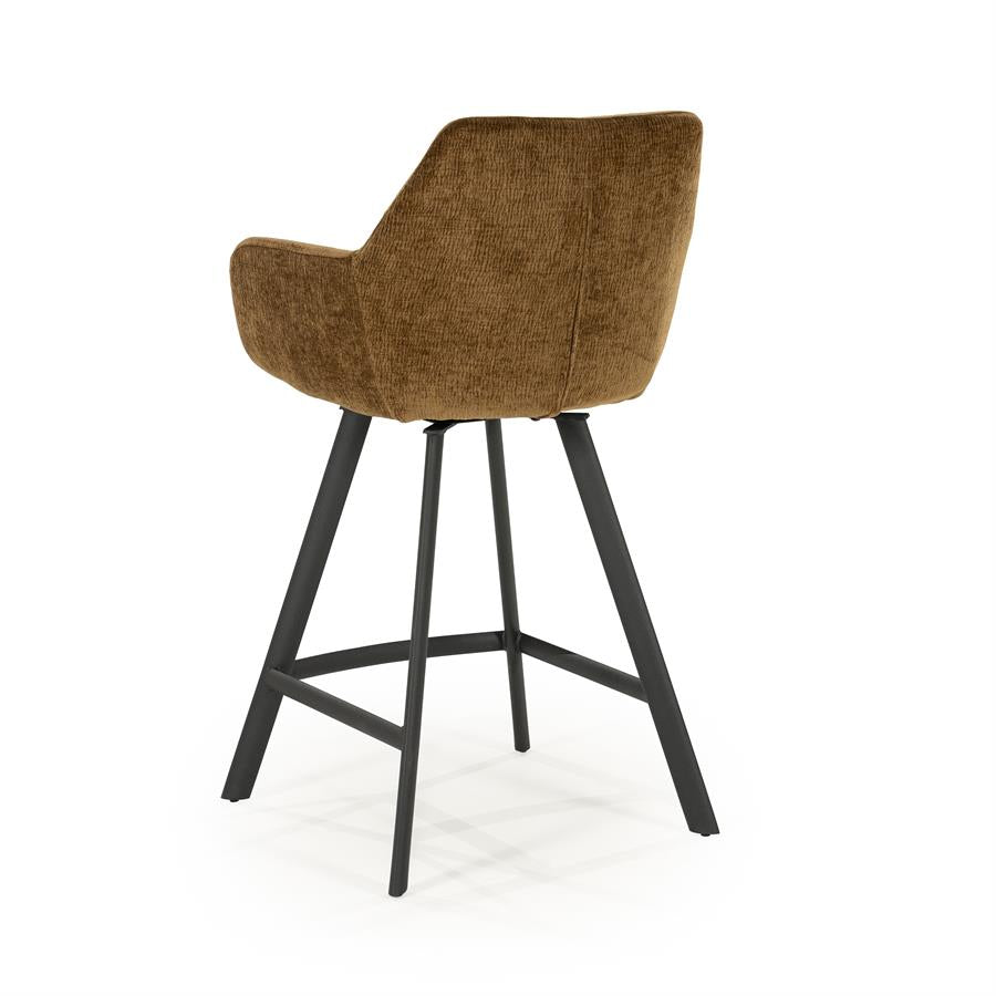 Barchairs Barstool Bliss with armrest 52x56,5x96,5 – geel | By Boo