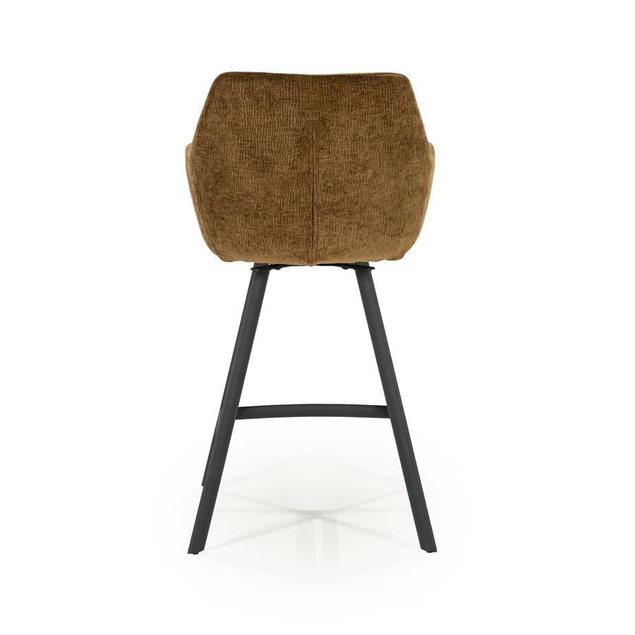 Barchairs Barstool Bliss with armrest 52x56,5x96,5 – geel | By Boo