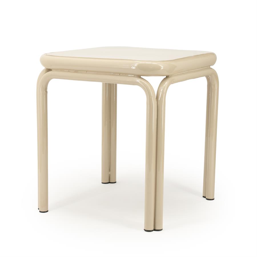 Tables Side table Zilo 43x43x45 – beige | By Boo